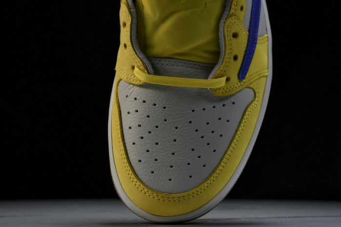 travis scott air jordan 1 low og canary dz4137-700