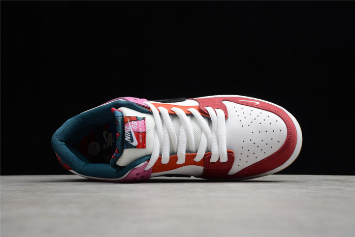 parra nike sb dunk low 2021 dh7695-100