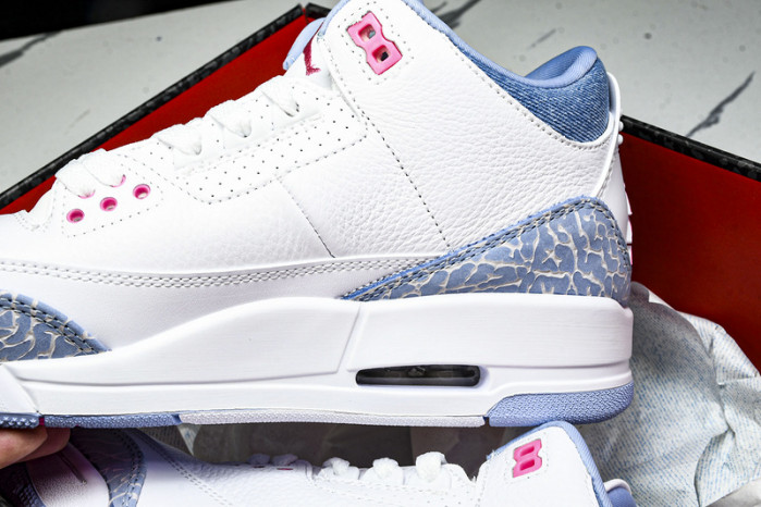 Air Jordan 3 Retro GS White Pink Glow HQ0784-101