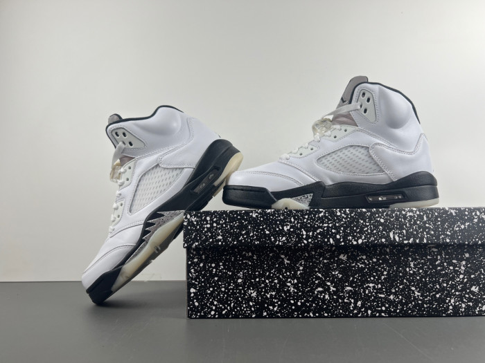 air jordan 5 “white black” dd0587-110