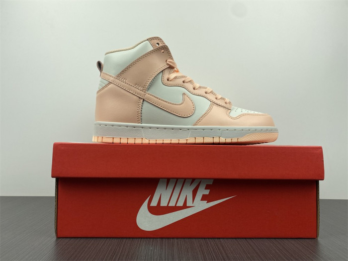 nike dunk high sail crimson tint (w) - dd1869-104