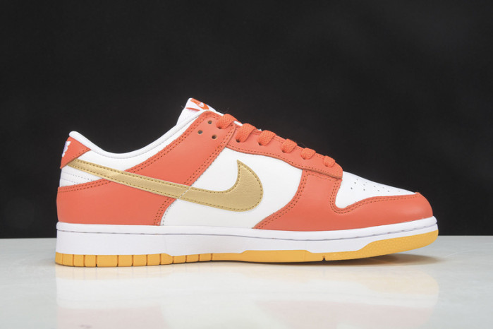 nike dunk low golden orange dq4690-800