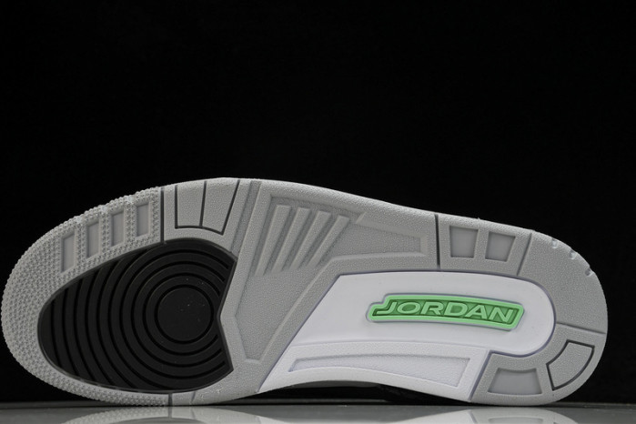 air jordan 3 "black/green glow" ct8532-031