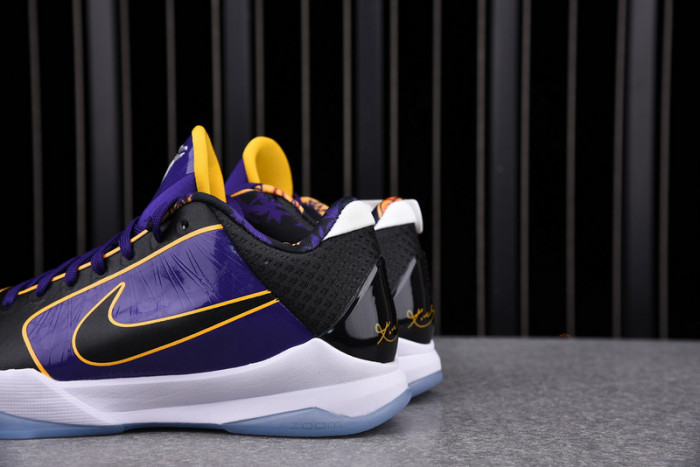 kobe 5 protro lakers court purple/black-university gold cd4991-500