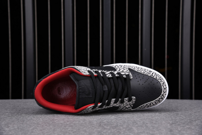 nike dunk sb low s*upre*me black cement 304292-131