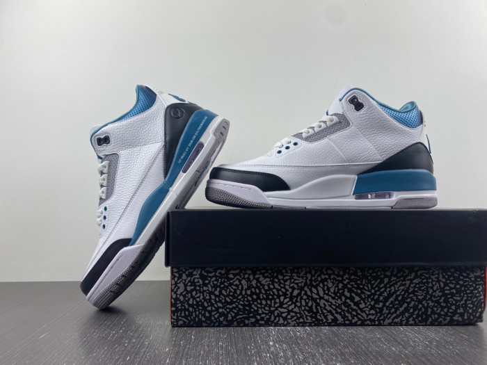 air jordan 3 aj3 lightning blue 136064-660