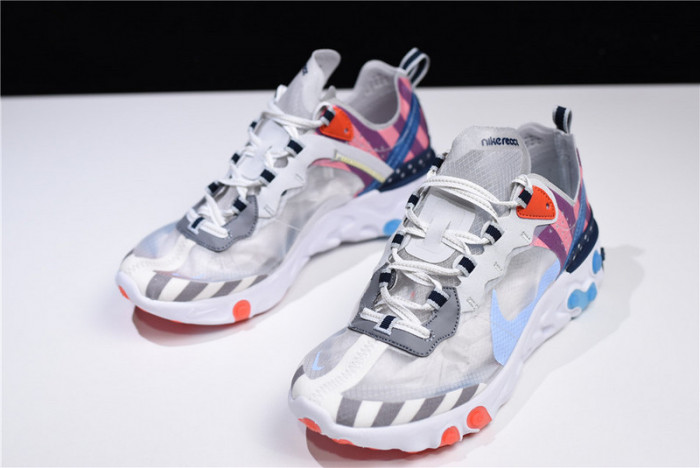 parra x nike react element 87 white/multi-color aq3057-100
