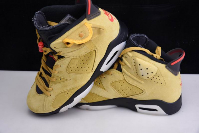travis scott air jordan 6 yellow - cn1084-300