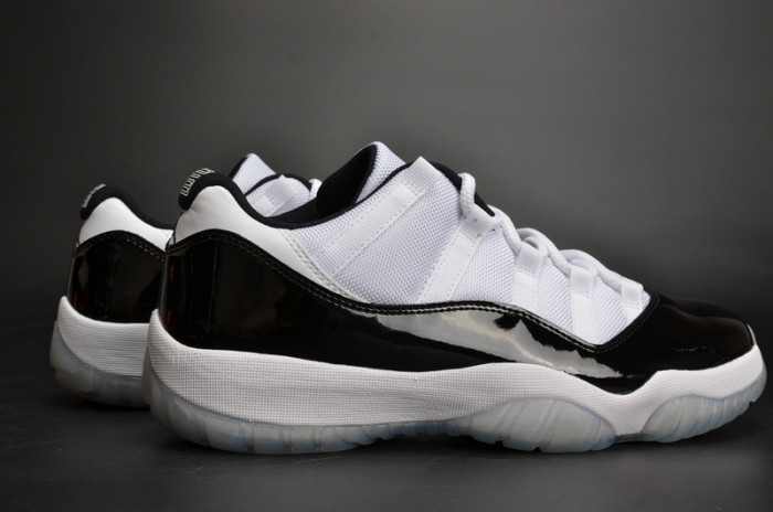air jordan 11 retro lof "concord" black/ white mens 528895-153