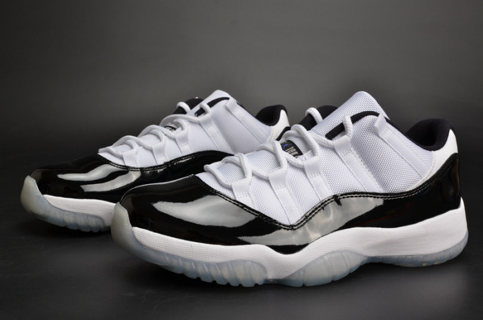 air jordan 11 retro lof "concord" black/ white mens 528895-153