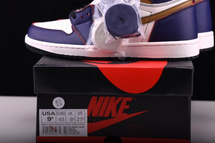 nike sb air jordan 1 lakers chicago cd6578-507